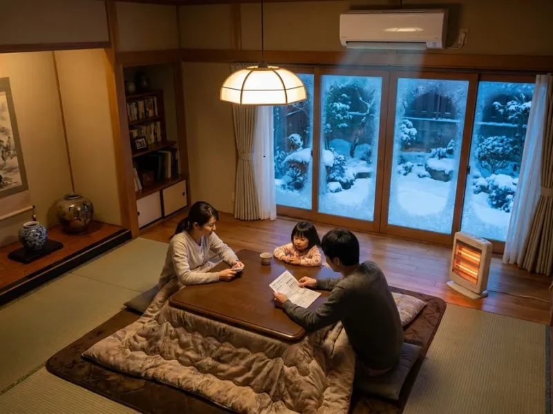 冬の電気代が急増する主な原因