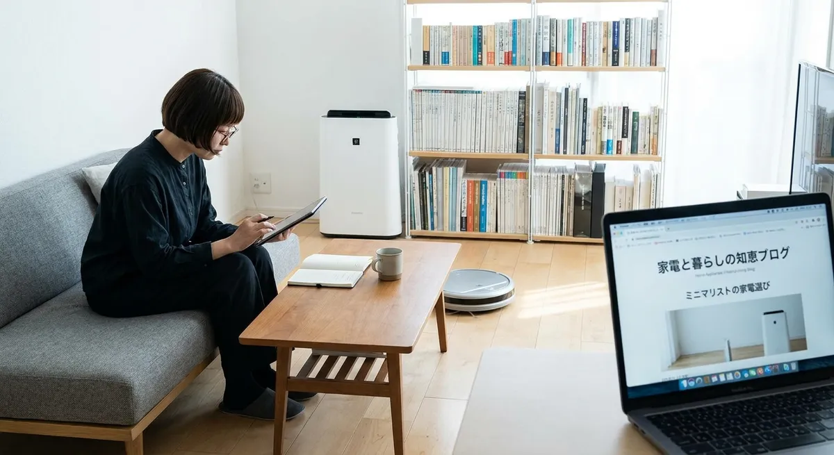 新しい記事「ペットと暮らす家の家電選び｜毛・臭い・留守番対策」を公開しました