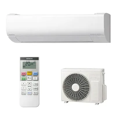 日立 RAS-VJ2226S-W 壁掛けエアコンのスペック・クリーニング・取付工事